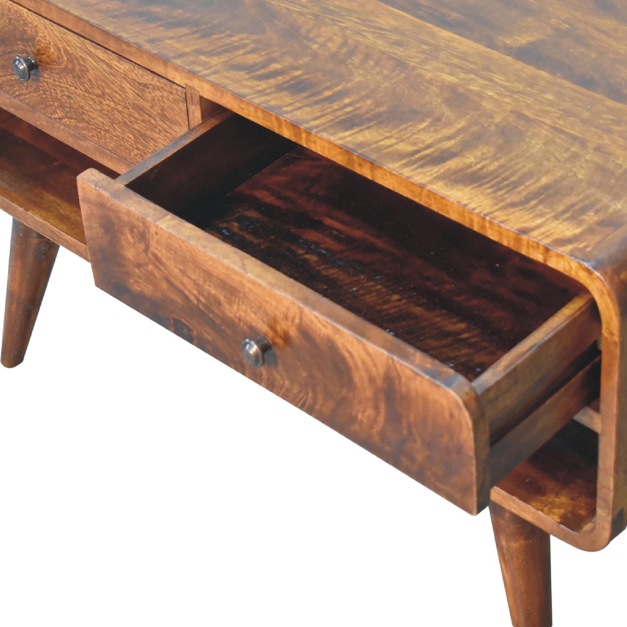 Reverse Curved Chestnut Media Unit - Image 7