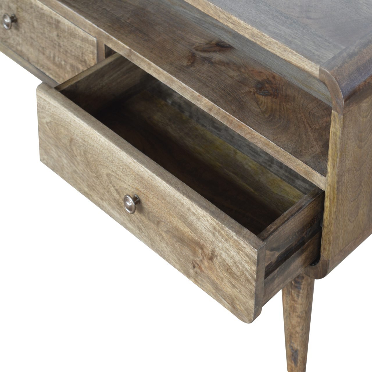 Curved Grey Washed Media Unit - Image 6