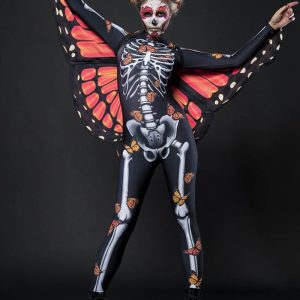 Halloween Butterfly Cloak Parent Set Jumpsuit